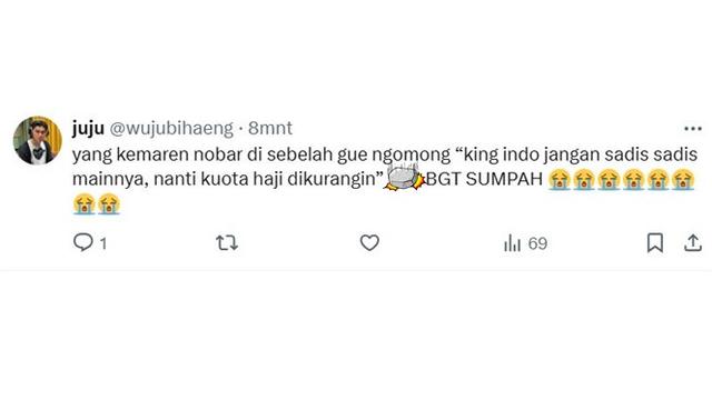 6 Cuitan Asbun Netizen Usai Timnas Indonesia Kalahkan Arab Saudi, Bikin Ngakak