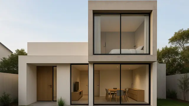 Inspirasi Rumah Tingkat Separuh Belakang (Foto: ChatGPT)