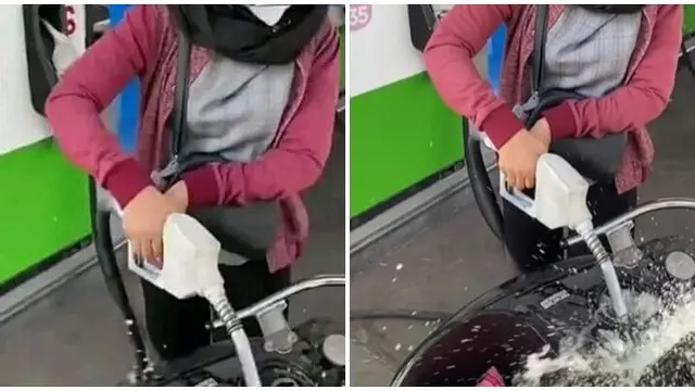 6 Momen Apes Isi Bensin Sendiri Ini Bikin Elus Dada, Tak Segampang Kelihatannya