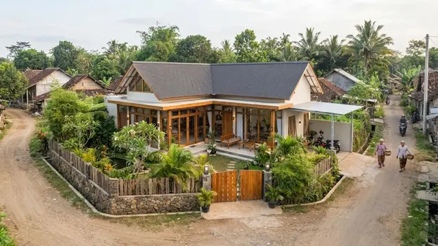 9 Desain Rumah Desa di Lahan Pojok, Manfaatkan Area Sudut agar Lebih Nyaman