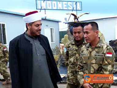 Citizen6, Ashid Al Qusayr: Kedatangan dua tokoh secara bersamaan ini sebelumnya belum pernah terjadi, dimana keduanya sangat disegani oleh warga sekitar Lebanon Selatan. (Pengirim: Badarudin Bakri)