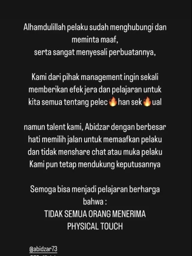 Abidzar Al Ghifari di Tempat Karaoke