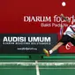 Sebanyak 68 pebulutangkis muda Baikpapan bakal berebut Super Tiket pada hari terakhir Audisi Umum Djarum Beasiswa Bulutangkis 2018 di GOR Hevindo, Balikpapan, Kalimantan Timur, Senin (16/4/2018). (dok. PB Djarum)