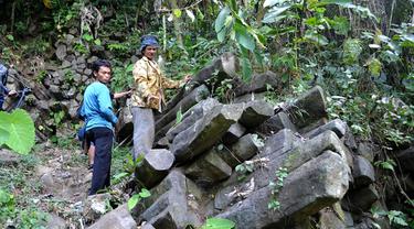 Situs Bebahanan, Gunung Padang, Majenang, Cilacap berpotensi dikembangkan menjadi destinasi wisata minat khusus. (Foto: Liputan6.com/Muhamad Ridlo)