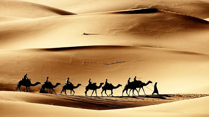 Keajaiban Gurun Sahara Dalam Gambar GIF