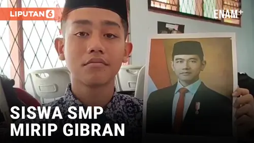 VIDEO: Viral Siswa SMP Mirip Gibran Jadi Kebanggaan Teman-Temannya