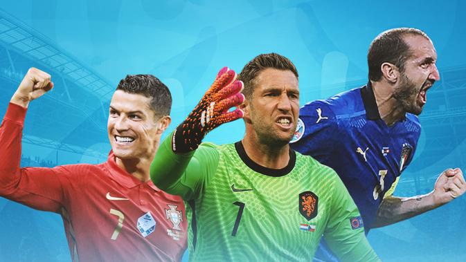 Best Eleven Pemain Berusia Senja Di Euro Dari Kiper Tertua Sang Juara Sampai Top Scorer Piala Eropa Bola Com