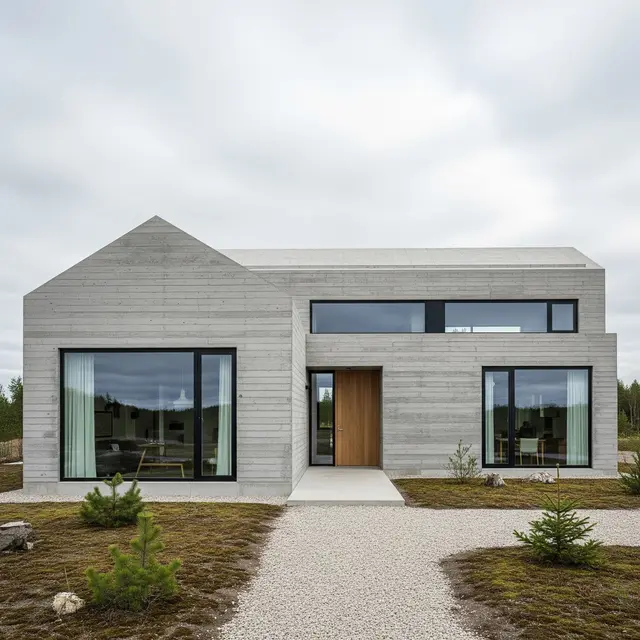 Model Rumah Beton Sederhana Tapi Mewah
