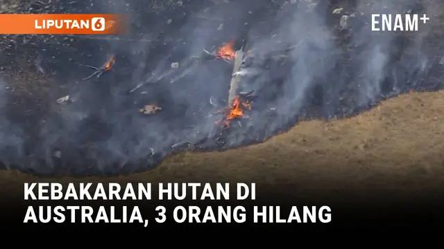 Kebakaran Hutan di Australia Hancurkan Rumah, Tiga Orang Belum Ditemukan