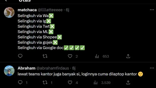 Cara Netizen Chatting dengan Selingkuhan di Aplikasi Tak Biasa