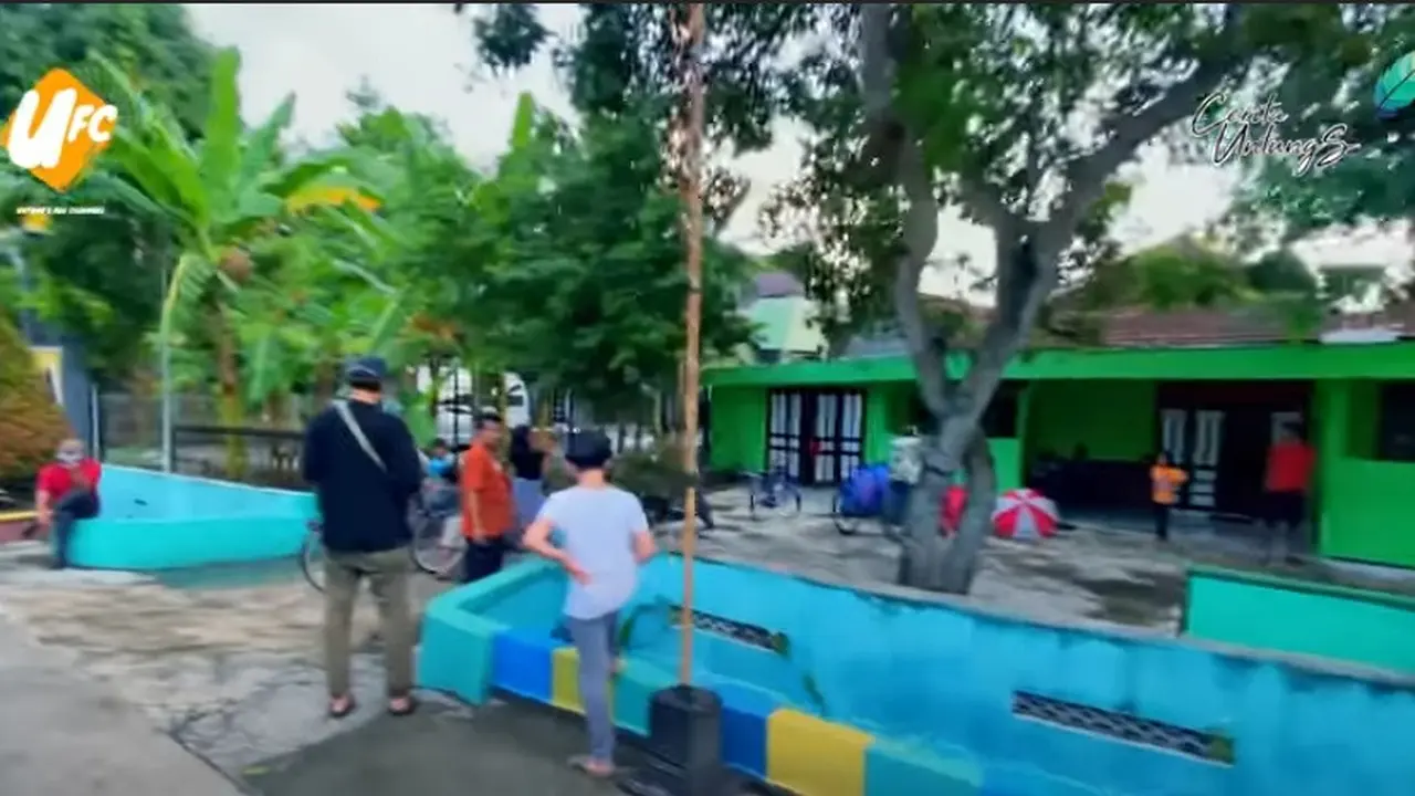 Rumah Arie Untung di Klaten. (Foto: Tangkapan layar YouTube Cerita Untungs)