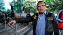Tim kuasa hukum Komjen Budi Gunawan, Eggi Sudjana mendatangi Gedung KPK, Jakarta, Senin (2/2/2015). (Liputan6.com/Faisal R Syam)