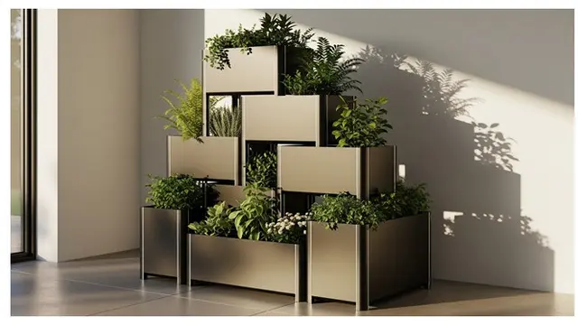 5 Pot Tanaman Modular untuk Rumah Perkotaan, Hemat Ruang dan Mudah Dirawat