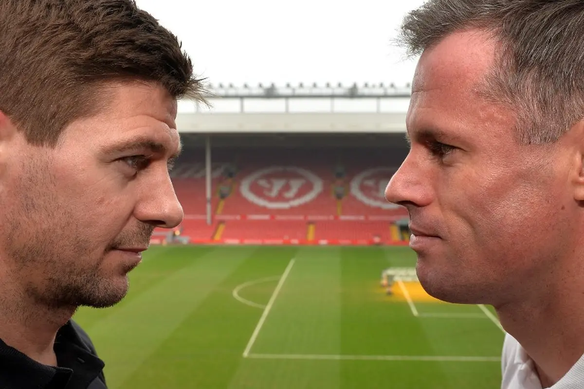 steven gerrard - jamie carragher