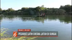 Sebelum pesawat latih Cessna jatuh di sungai, pilot diduga hendak mendarat darurat.