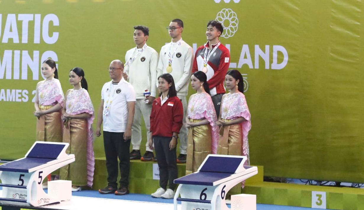 Kemenangan ini terasa semakin istimewa karena Jason berhasil mengakhiri dominasi panjang perenang Singapura, Quah Zheng Wen, yang selama satu dekade tak terkalahkan di nomor tersebut. (Dok. PB Akuatik Indonesia)