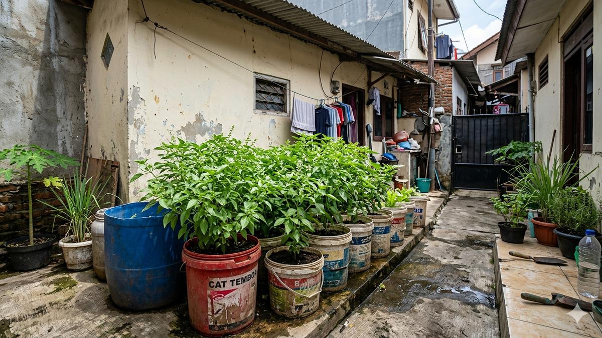 Cara Membuat Kebun Kemangi dari Ember Bekas agar Cepat Tumbuh Subur