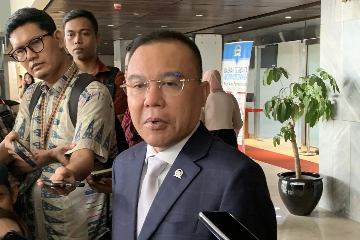 Wakil Ketua DPR Sufmi Dasco berbicara mengenai RUU Mahkamah Konstitusi (MK).