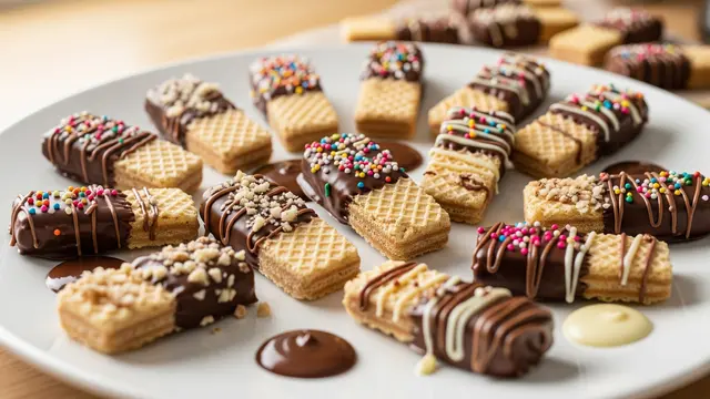 Wafer Celup Cokelat