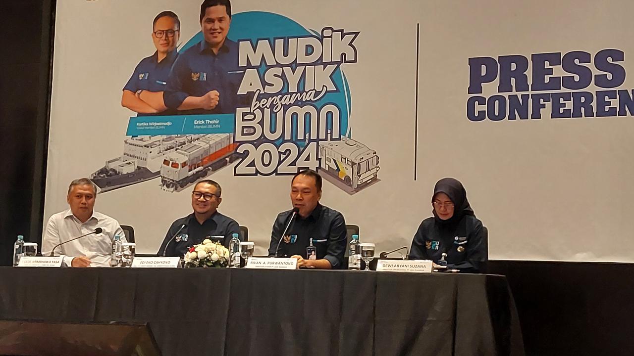 Kementerian BUMN kembali menggelar mudik gratis BUMN pada periode Idulfitri atau Lebaran 2024 ini.