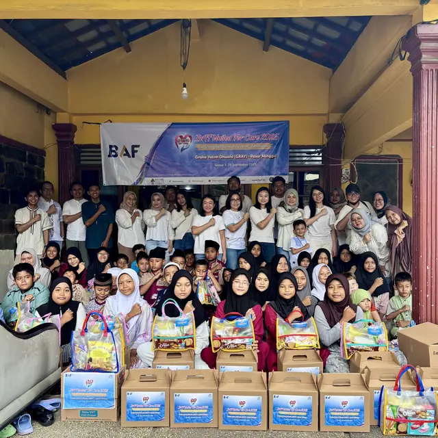 Rayakan HUT ke-28, BAF Bagikan Paket Bahan Pangan Bernutrisi ke Panti Asuhan di 18 Kota