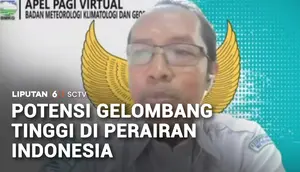 BMKG Peringatkan Gelombang Laut Naik di Sejumlah Perairan dalam 7 Hari ke Depan