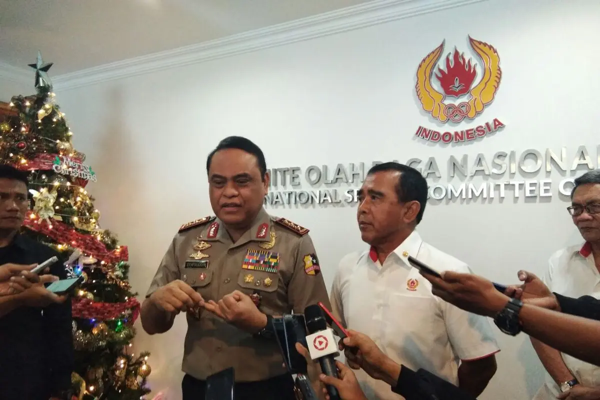 Chief de Mission (CdM) Asian Games 2018, Wakopolri Komjen Pol. Syafruddin
