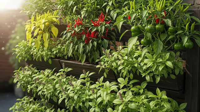 Ide Kebun Cabai Kombinasi dengan Kemangi untuk Usir Hama/Gemini AI