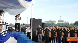 Citizen6, Silang Monas: Dihadapan ratusan pegawai KKP , Sharif memerintahkan seluruh jajarannya untuk meningkatkan proteksi diri terhadap korupsi. (Pengirim: Efrimal Bahri)