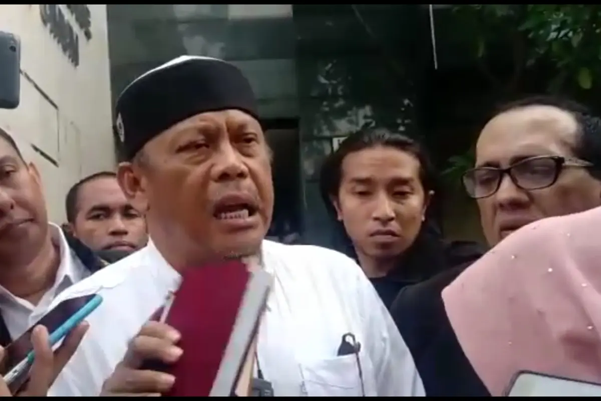 Eggi Sudjana diperiksa sebagai tersangka kasus makar di Polda Metro Jaya.