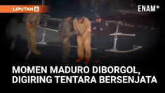 Maduro dan istrinya dipindahkan dari penjara di Brooklyn menuju pengadilan Manhattan dengan pengawalan ketat menggunakan kendaraan tahanan dan helikopter.