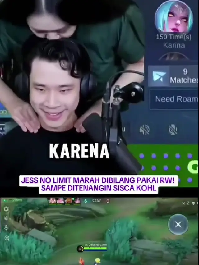 Momen Jess No Limit Emosi saat Main Game, Sikap Sisca Kohl Nenangin (credit: instagram/yashowbiz)
