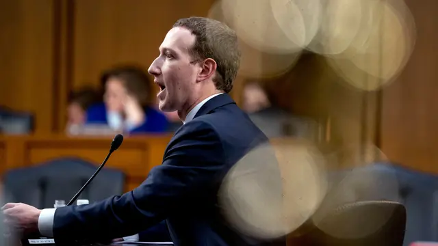 Mark Zuckerberg Hadapi  Kongres Amerika Serikat