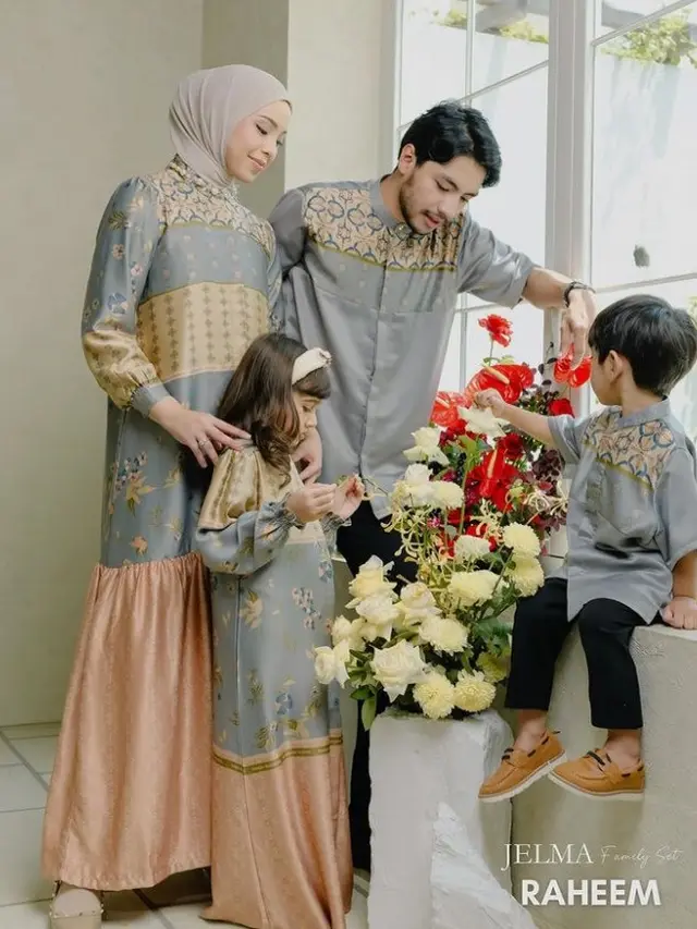 Baju lebaran keluarga Jelma Series (Sumber: Instagram/kamila.wardrobe)