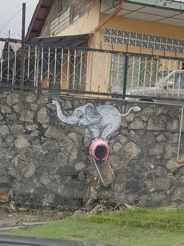 6 Mural Unik di Desa Ini Buat Suasana Makin Hidup