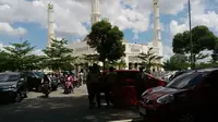 Situasi Kota Pontianak jelang aksi bela ulama yang bersamaan dengan pembukaan Pekan Gawai Dayak ke-32. (Liputan6.com/Raden AMP)