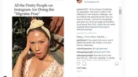 Pose Migrain yang Merupakan Ide dari Seorang Make Up Artist Menuai Kontroversi (https://www.instagram.com/namvo)