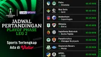 Jadwal Live Streaming Playoff Europa Conference League Leg Kedua di Vidio