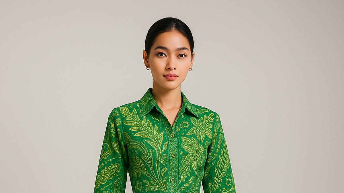 8 Inspirasi Model Batik Warna Hijau, Tampil Segar dan Berkelas di 2025