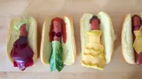 Lihat Hot Dog Lucu dengan 4 Wajah Princess Disney