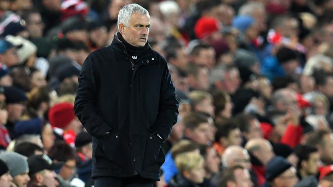 Manajer Manchester United, Jose Mourinho. (AFP/Paul Ellis)