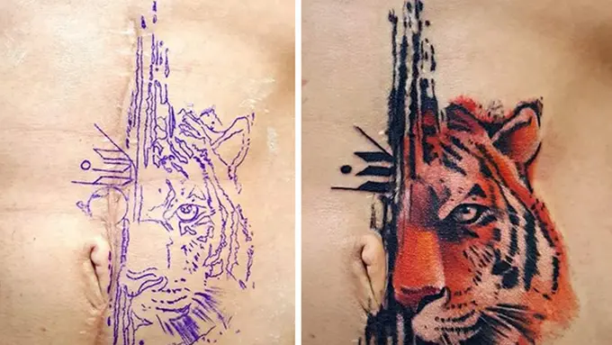 [Bintang] 10 Inspirasi Tato Buat Para Cewek yang Nggak PD sama Bekas Luka