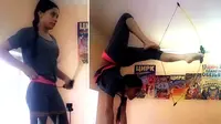 Netizen Kagum, Gadis Ini Memanah Menggunakan Kaki