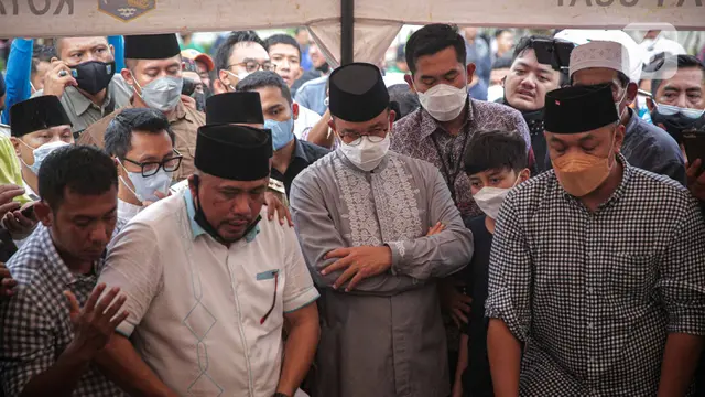 Suasana Pemakaman Haji Lulung