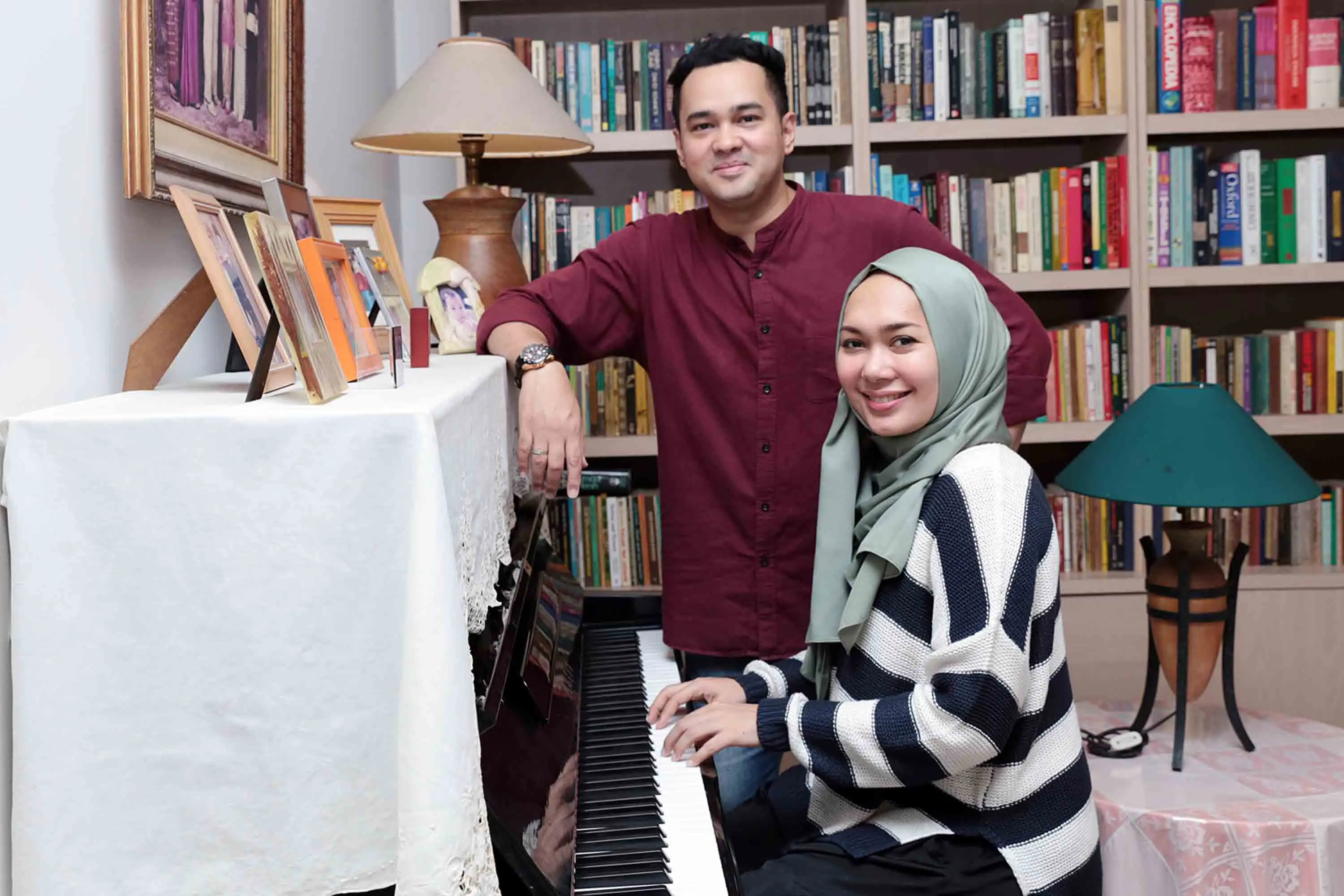 Kediaman Ali Coboy Mustafa dan istrinya Dita Amanda di kawasan Jakarta Selatan. (Deki Prayoga/Bintang.com)
