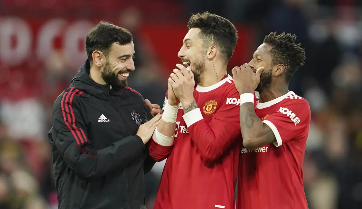 Manchester United menorehkan 61,3 persen penguasaan bola, berbanding 38,7 persen milik Crystal Palace. MU juga melepaskan 16 tembakan dan hanya tiga yang mengarah ke gawang. (AP/Jon Super)
