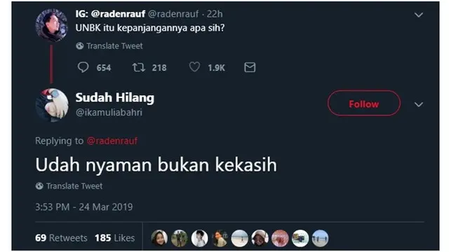 Ini Kreatifnya Warganet Ditanya Kepanjangan UNBK, Bikin Baper