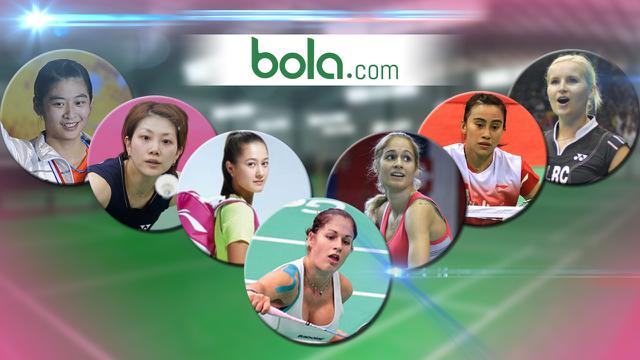 7 Pebulu Tangkis Wanita Tercantik Dunia (bola.com/Rudi Riana)