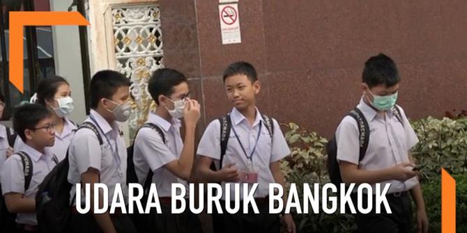 VIDEO: Warga Bangkok Alami Batuk Berdarah Akibat Udara Buruk
