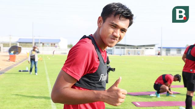 Foto: Full Senyum Skuad Timnas Indonesia U-22 dalam Sesi Latihan Jelang Hadapi Timor Leste pada Laga Ketiga SEA Games 2023